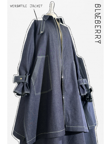 Veste en jean oversize "VERSATILE JACKET" - DAILY DRESS Vous souhaitez 