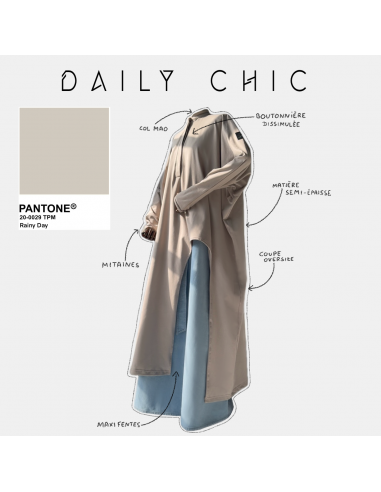 Top mitaine col montant "DAILY CHIC" - DAILY DRESS suggérées chez