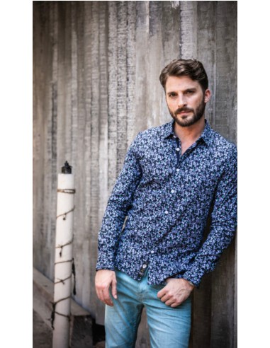 Chemise Come Bloom Bleu offre 